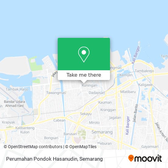 Perumahan Pondok Hasanudin map