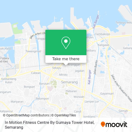 In Motion Fitness Centre By Gumaya Tower Hotel map