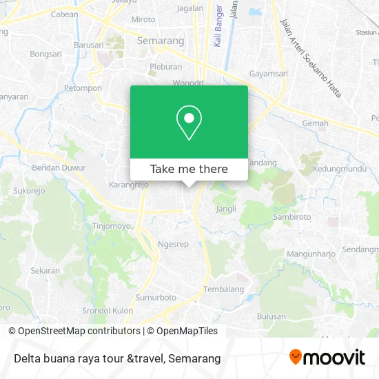 Delta buana raya tour &travel map