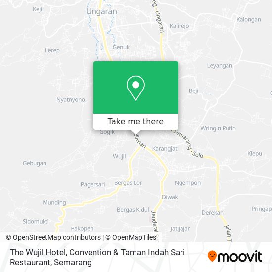 The Wujil Hotel, Convention & Taman Indah Sari Restaurant map