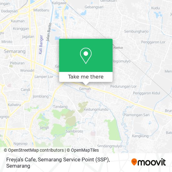 Freyja's Cafe, Semarang Service Point (SSP) map