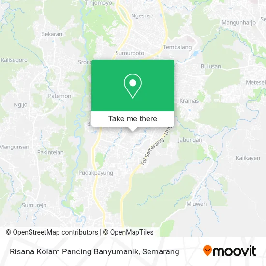 Risana Kolam Pancing Banyumanik map