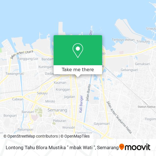 Lontong Tahu Blora Mustika " mbak Wati " map