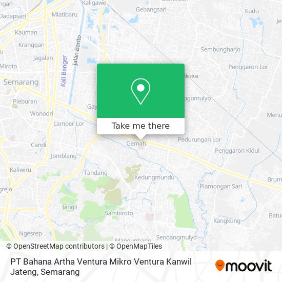 PT Bahana Artha Ventura Mikro Ventura Kanwil Jateng map