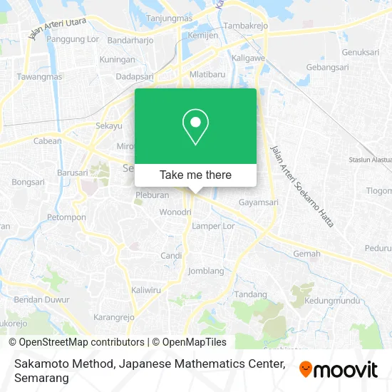 Sakamoto Method, Japanese Mathematics Center map