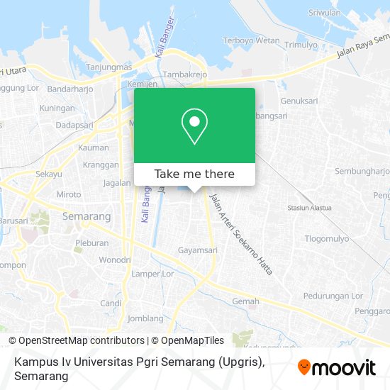 Kampus Iv Universitas Pgri Semarang (Upgris) map