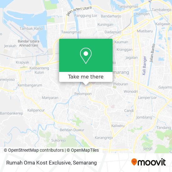 Rumah Oma Kost Exclusive map