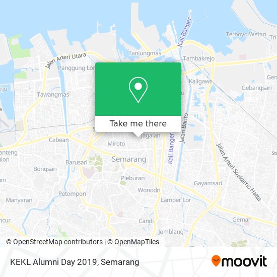 KEKL Alumni Day 2019 map