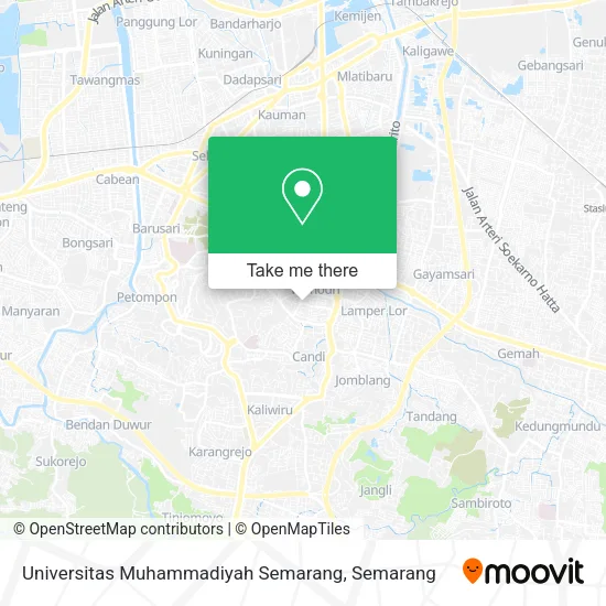 Universitas Muhammadiyah Semarang map