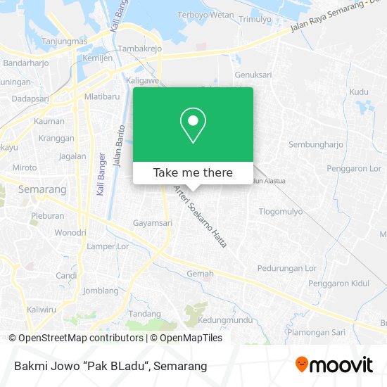 Bakmi Jowo “Pak BLadu“ map