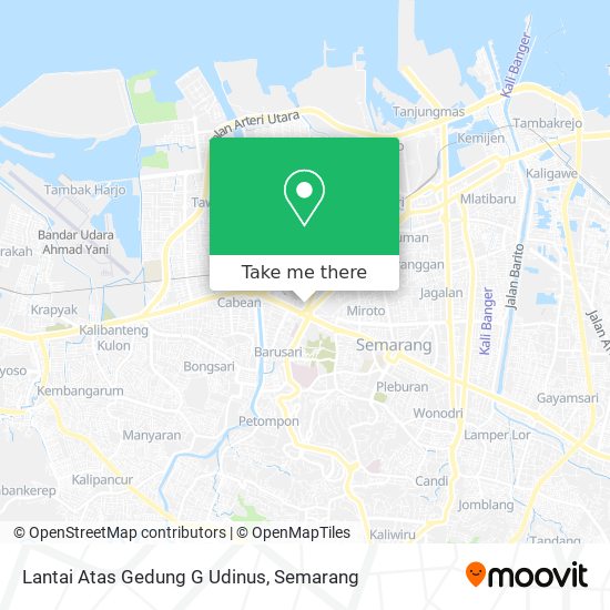 Lantai Atas Gedung G Udinus map