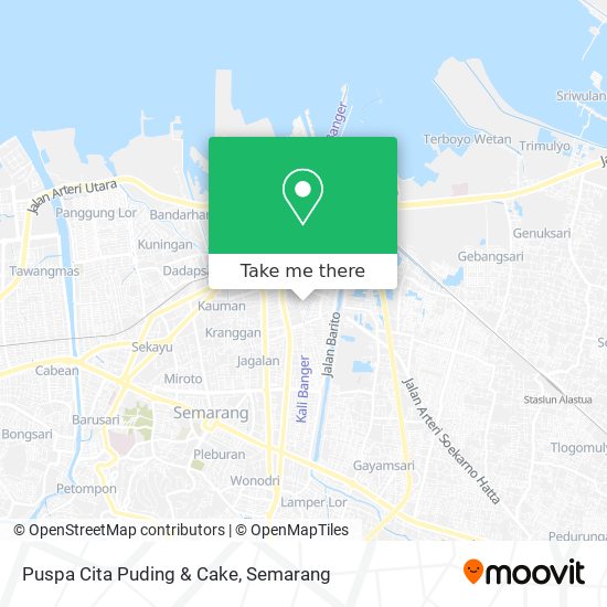 Puspa Cita Puding & Cake map