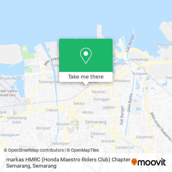 markas HMRC (Honda Maestro Riders
Club) Chapter Semarang map