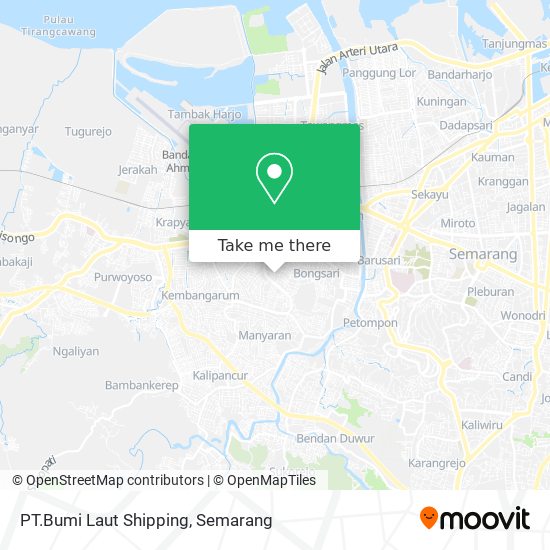 PT.Bumi Laut Shipping map