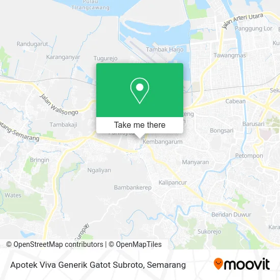 Apotek Viva Generik Gatot Subroto map