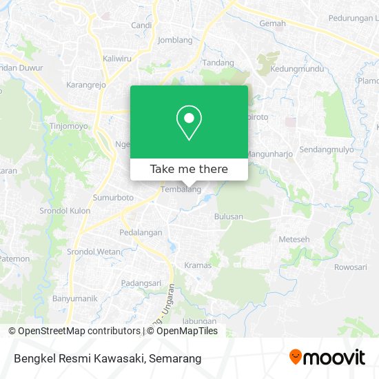 Bengkel Resmi Kawasaki map