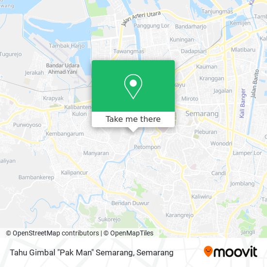 Tahu Gimbal "Pak Man" Semarang map