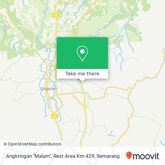 Angkringan "Malam", Rest Area Km 429 map