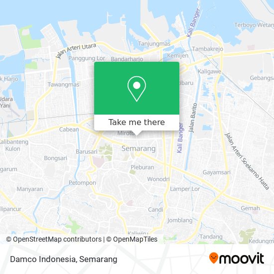 Damco Indonesia map
