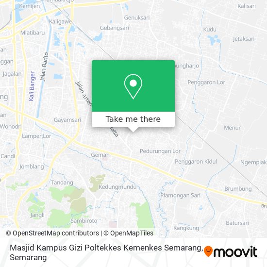 Masjid Kampus Gizi Poltekkes Kemenkes Semarang map