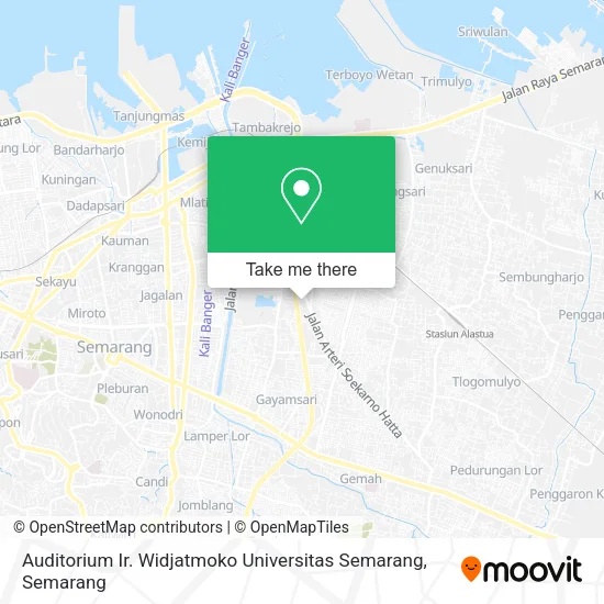 Auditorium Ir. Widjatmoko Universitas Semarang map