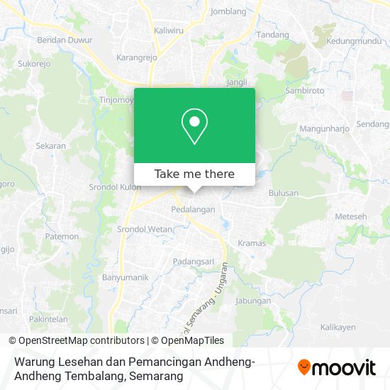 Warung Lesehan dan Pemancingan Andheng-Andheng Tembalang map