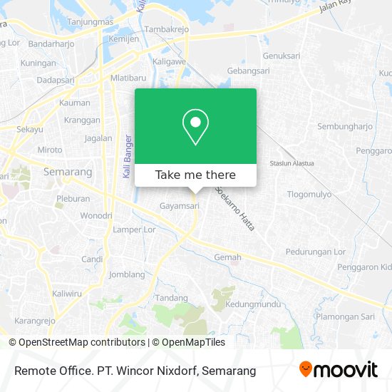 Remote Office. PT. Wincor Nixdorf map