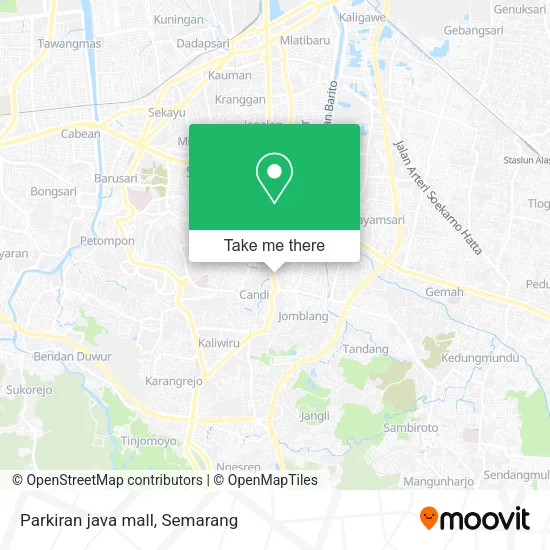 Parkiran java mall map