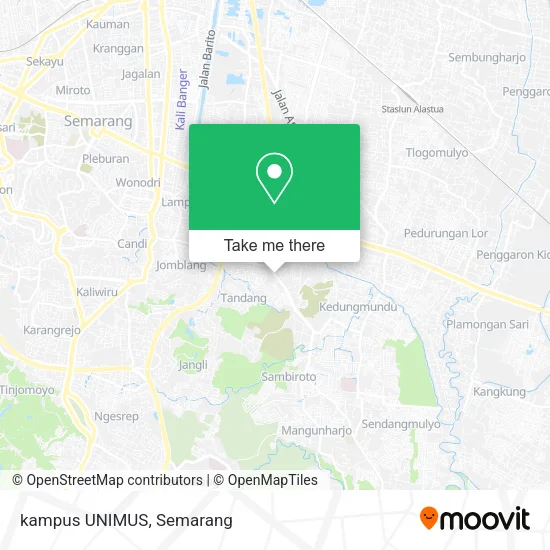 kampus UNIMUS map