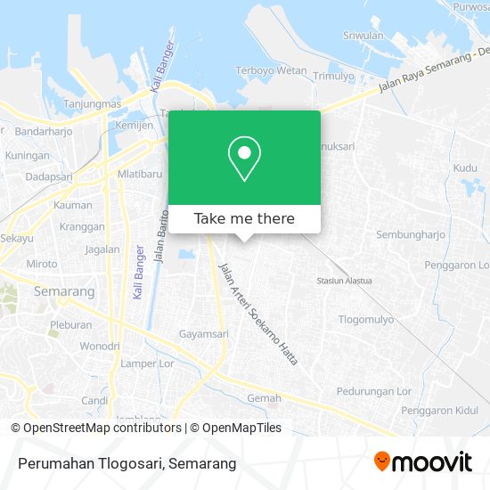 Perumahan Tlogosari map