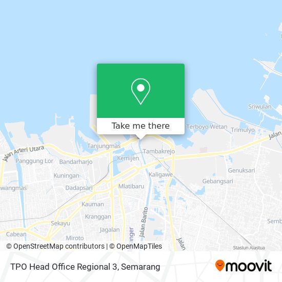 TPO Head Office Regional 3 map