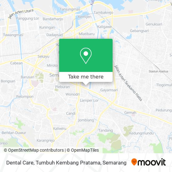 Dental Care, Tumbuh Kembang Pratama map