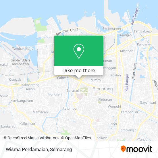 Wisma Perdamaian map