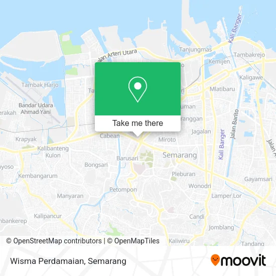 Wisma Perdamaian map