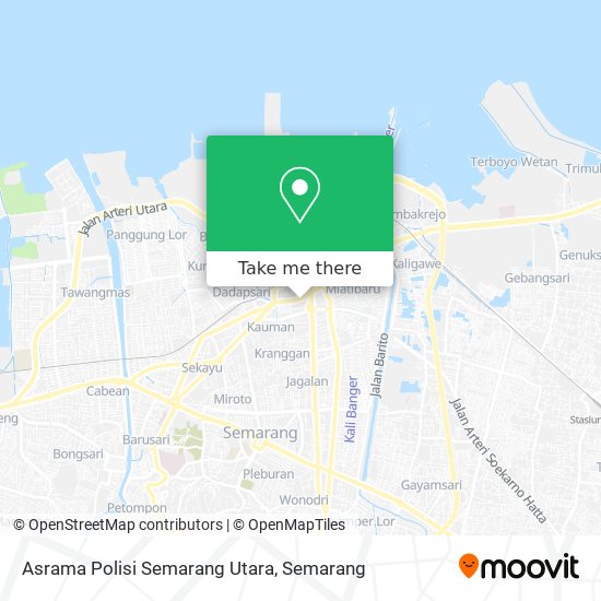 Asrama Polisi Semarang Utara map