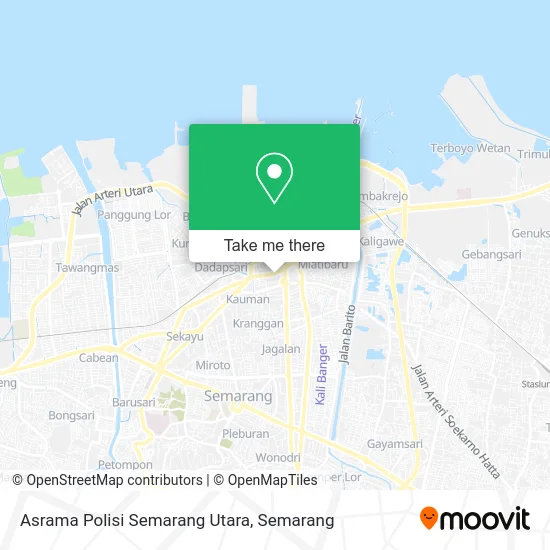 Asrama Polisi Semarang Utara map