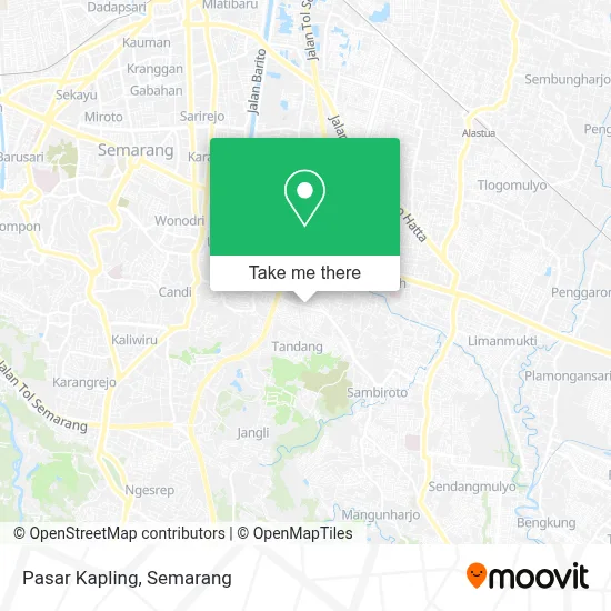 Pasar Kapling map