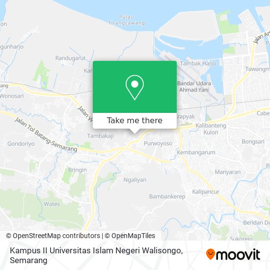 Kampus II Universitas Islam Negeri Walisongo map