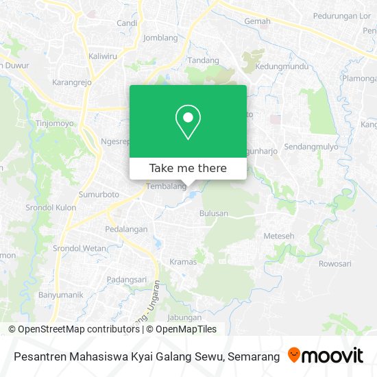 Pesantren Mahasiswa Kyai Galang Sewu map