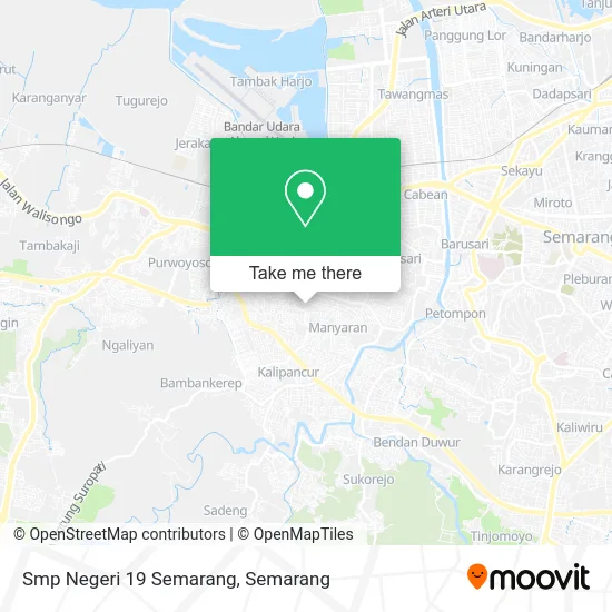 Smp Negeri 19 Semarang map