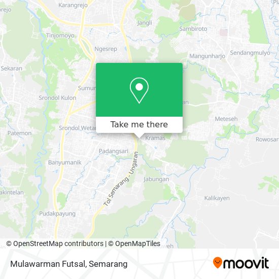 Mulawarman Futsal map