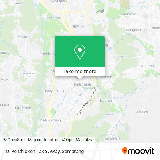 Olive Chicken Take Away map