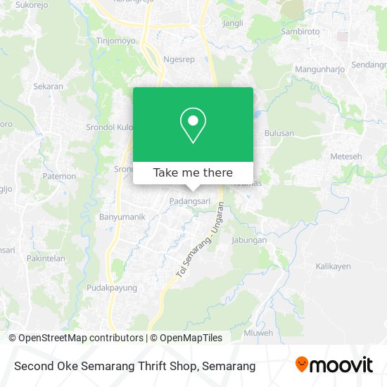 Second Oke Semarang Thrift Shop map