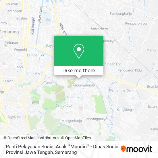 Panti Pelayanan Sosial Anak ""Mandiri"" - Dinas Sosial Provinsi Jawa Tengah map