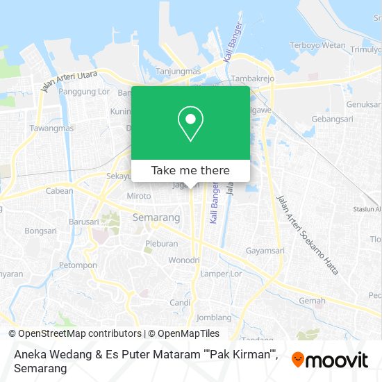 Aneka Wedang & Es Puter Mataram ""Pak Kirman"" map