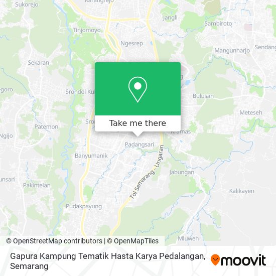 Gapura Kampung Tematik Hasta Karya Pedalangan map