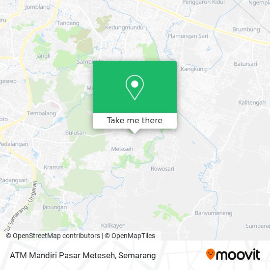 ATM Mandiri Pasar Meteseh map