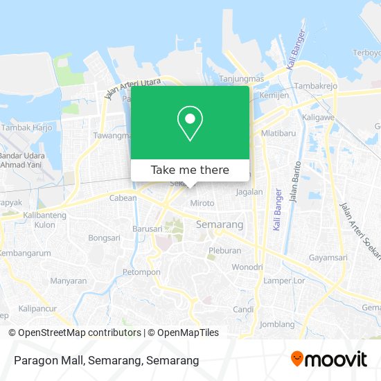 Paragon Mall, Semarang map