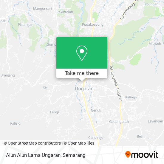 Alun Alun Lama Ungaran map