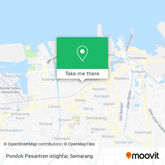 Pondok Pesantren  istighfar map